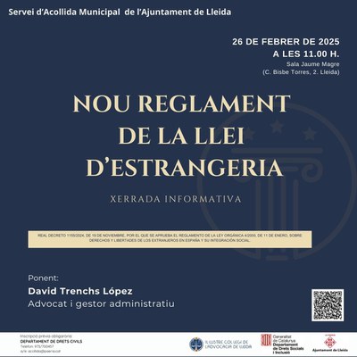 2025 02 26_xxss_NOU REGLAMENT DE LA LLEI D'ESTRANGERIA