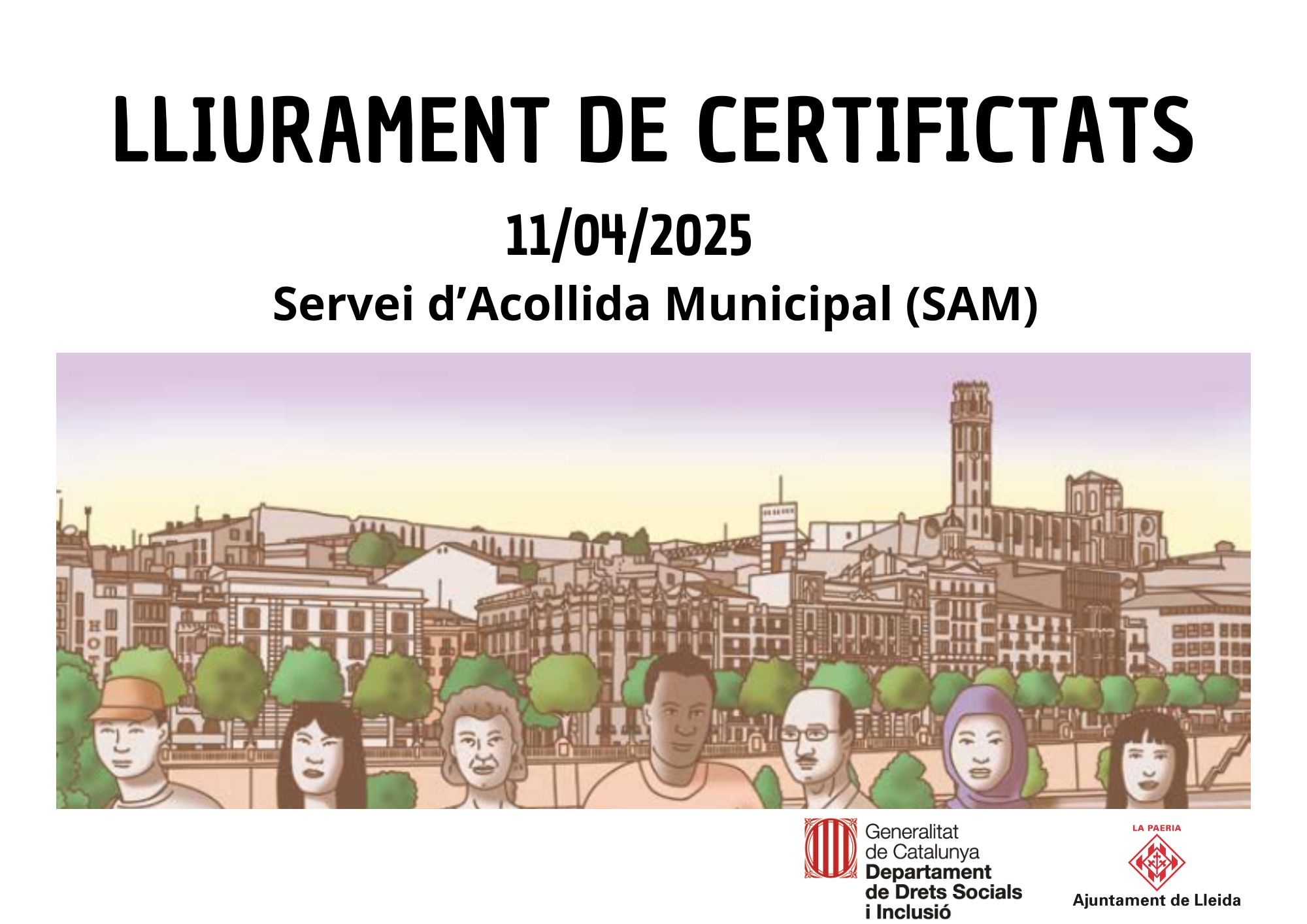 2025 04 11_Cartell_LLIURAMENT DE CERTIFICTATS