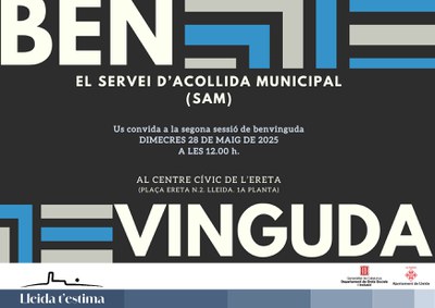 2025 05 28_Cartell_II SESSIÓ DE BENVINGUDA
