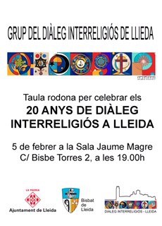 2024 02 05_cartell_20 ANYS DE DIÀLEG INTERRELIGIÓS A LLEIDA