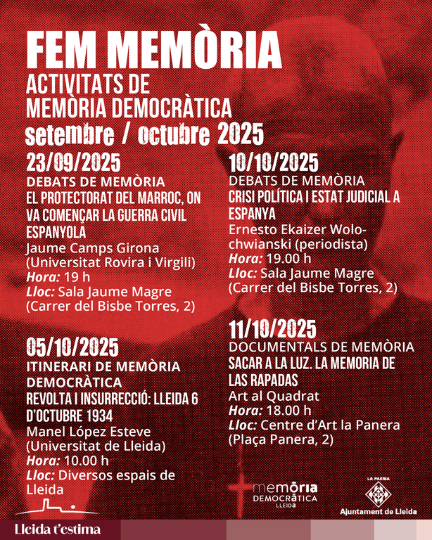 FEM MEMÒRIA -TARDOR 2025-