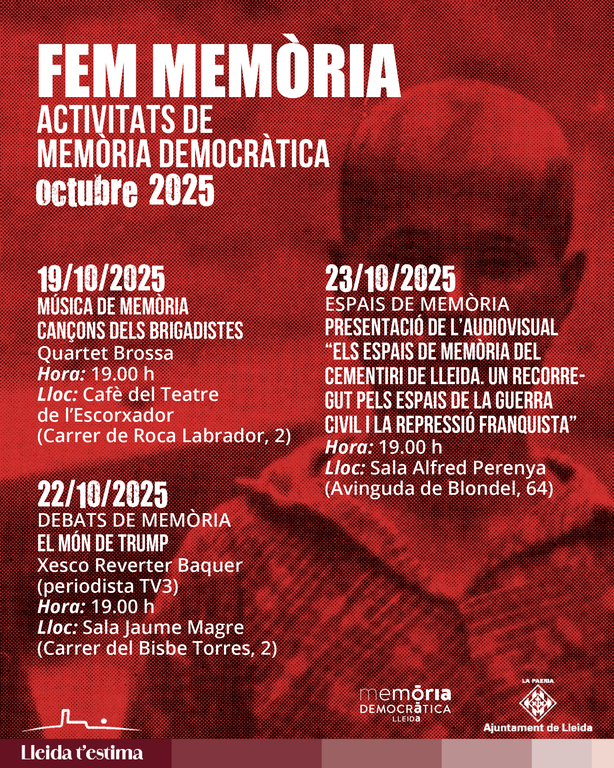 FEM MEMÒRIA -TARDOR 2025-
