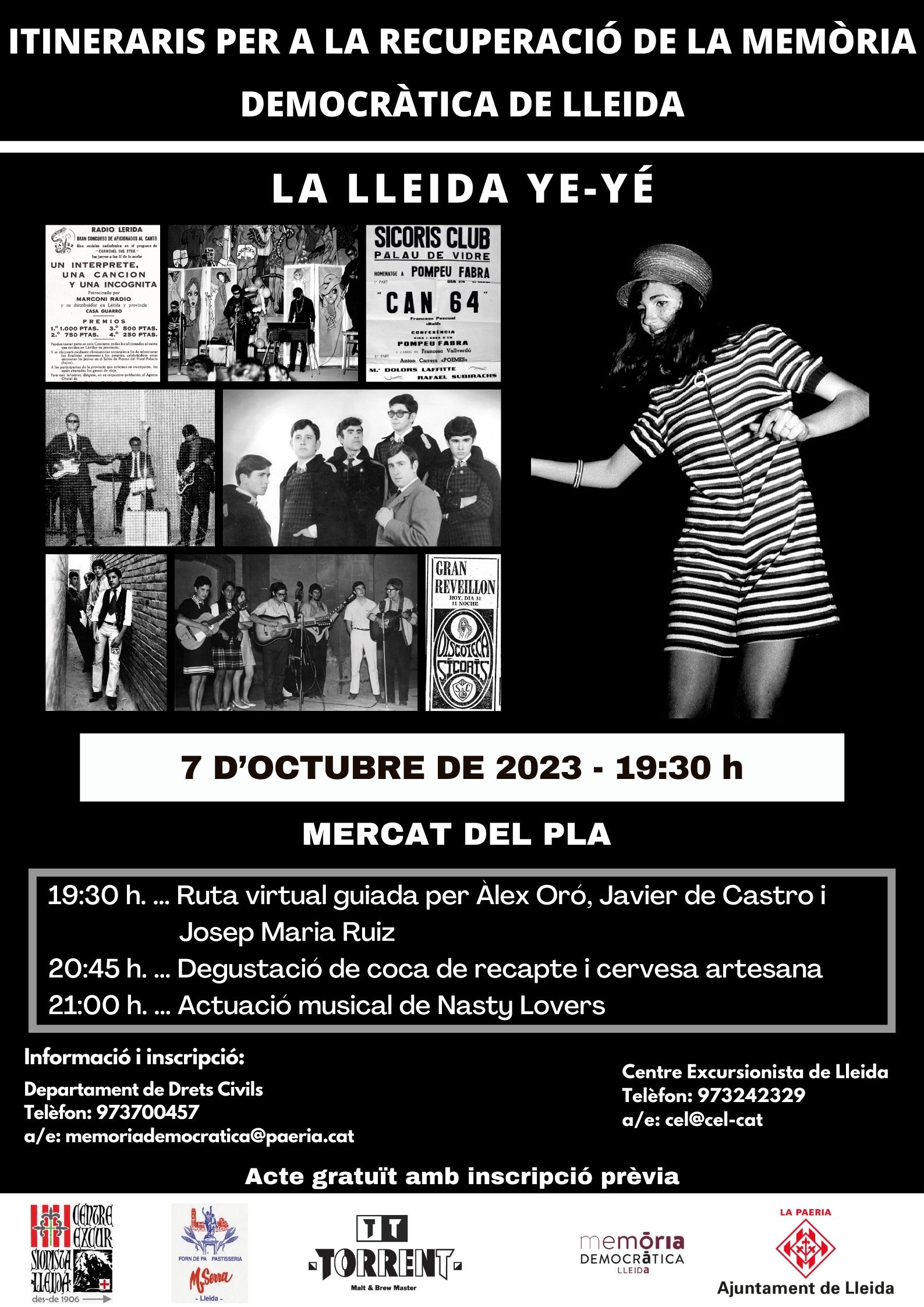 2023 10 07_CARTELL_LA LLEIDA YE-YÉ