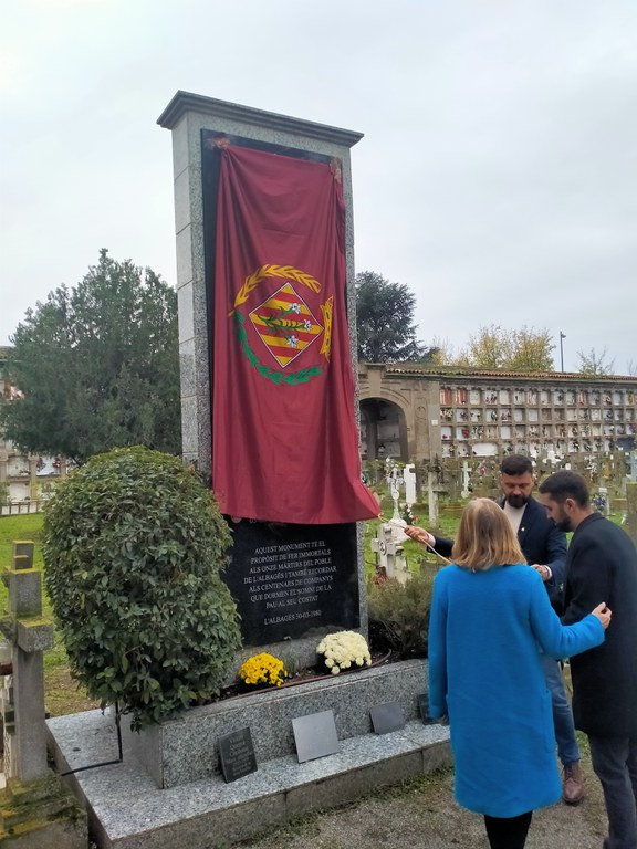 2024 10 27_INAUGURACIÓ DE LA NOVA PLACA EN HOMENATGE ALS AFUSELLTAS DE L’ALBAGÉS