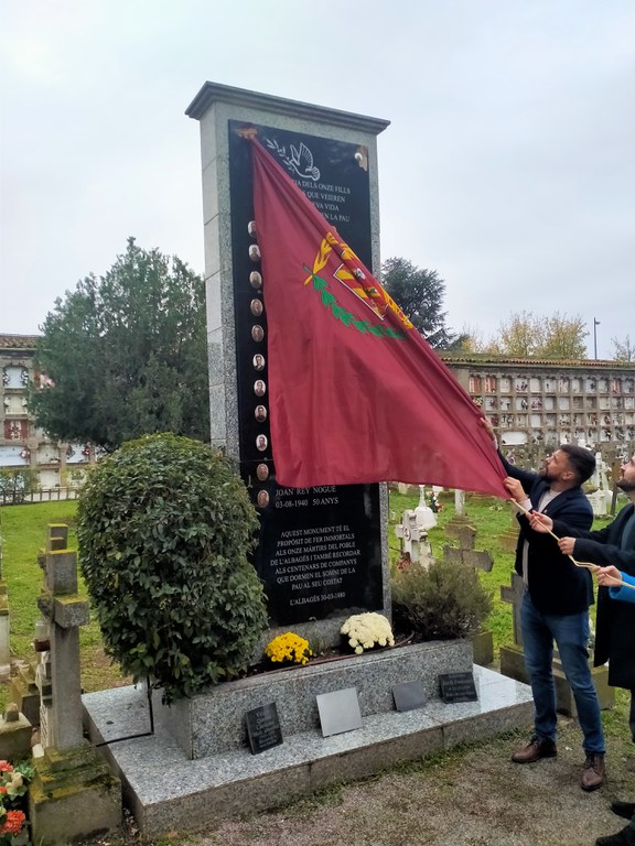 2024 10 27_INAUGURACIÓ DE LA NOVA PLACA EN HOMENATGE ALS AFUSELLTAS DE L’ALBAGÉS