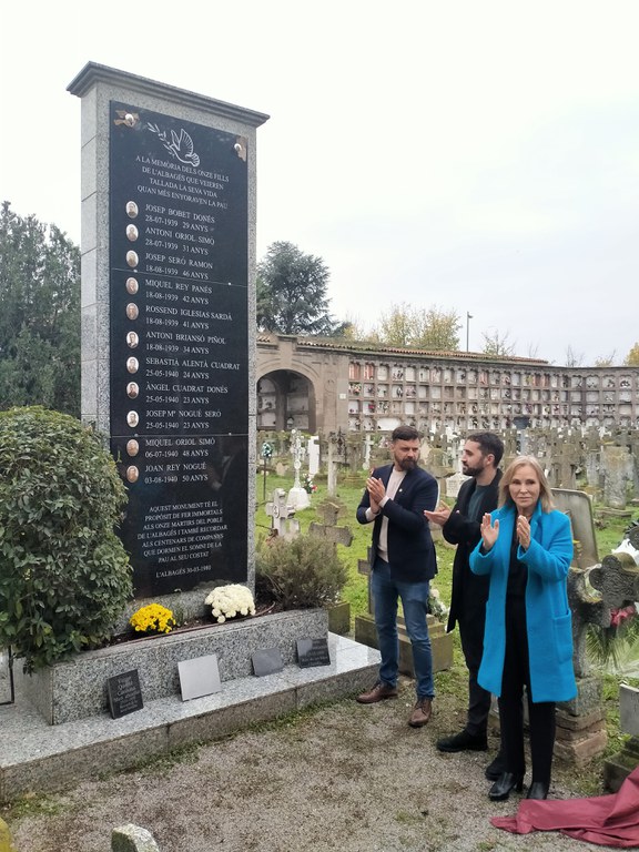 2024 10 27_INAUGURACIÓ DE LA NOVA PLACA EN HOMENATGE ALS AFUSELLTAS DE L’ALBAGÉS