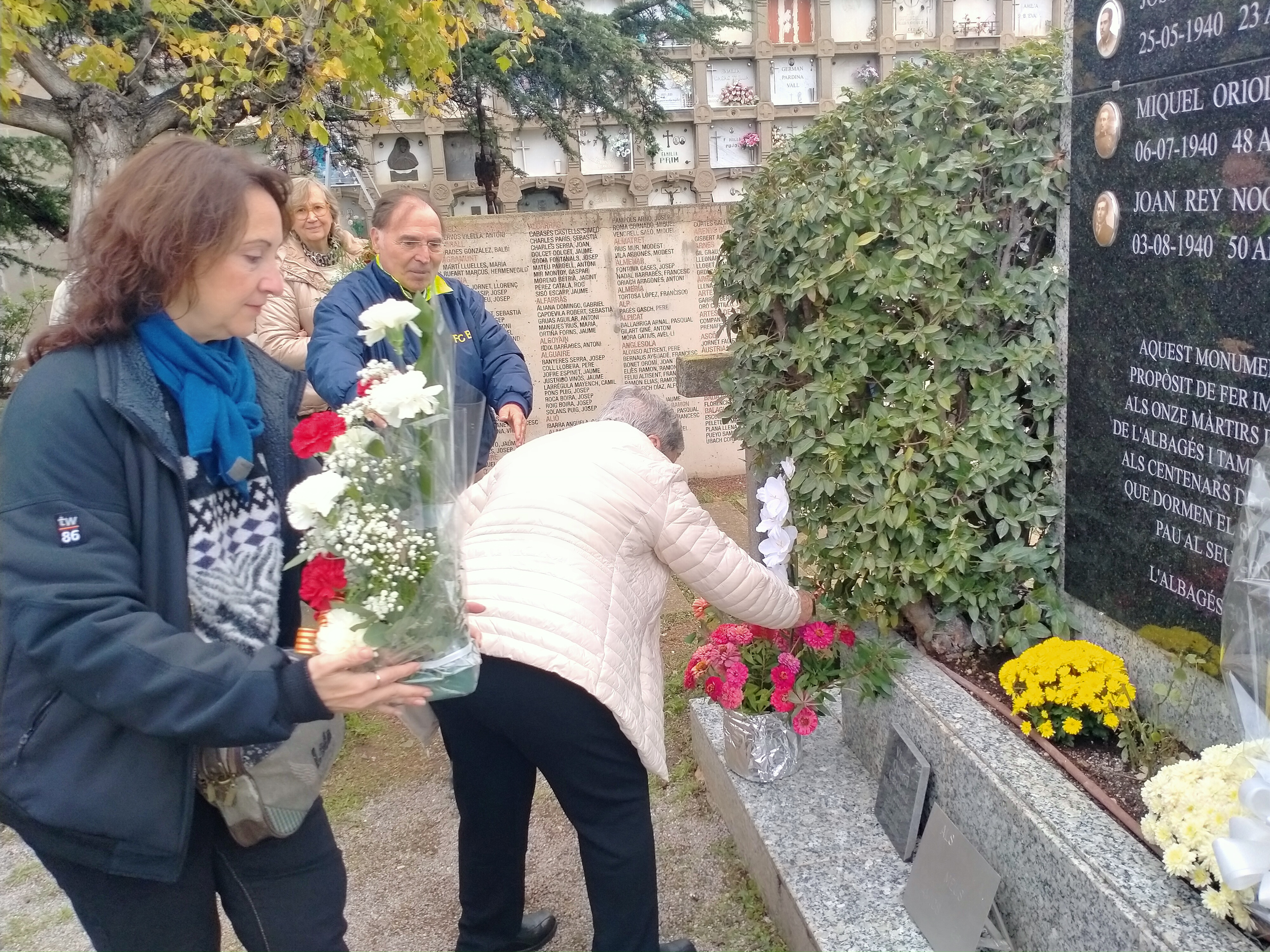 2024 10 27_INAUGURACIÓ DE LA NOVA PLACA EN HOMENATGE ALS AFUSELLTAS DE L’ALBAGÉS