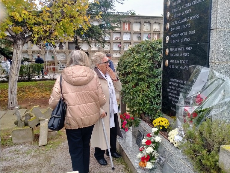 2024 10 27_INAUGURACIÓ DE LA NOVA PLACA EN HOMENATGE ALS AFUSELLTAS DE L’ALBAGÉS