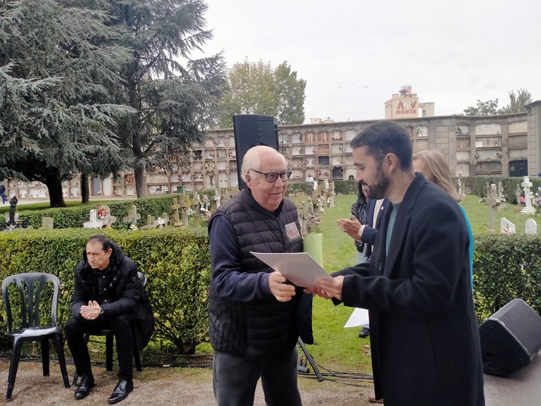 2024 10 27_INAUGURACIÓ DE LA NOVA PLACA EN HOMENATGE ALS AFUSELLTAS DE L’ALBAGÉS