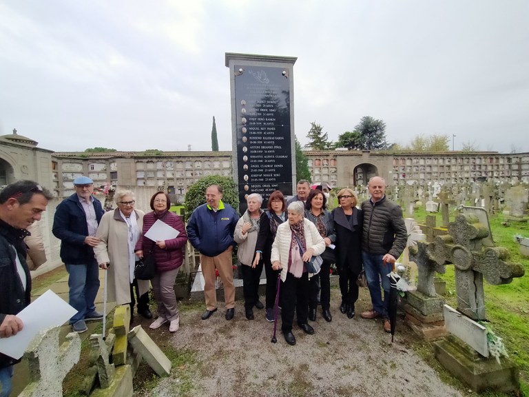 2024 10 27_INAUGURACIÓ DE LA NOVA PLACA EN HOMENATGE ALS AFUSELLTAS DE L’ALBAGÉS