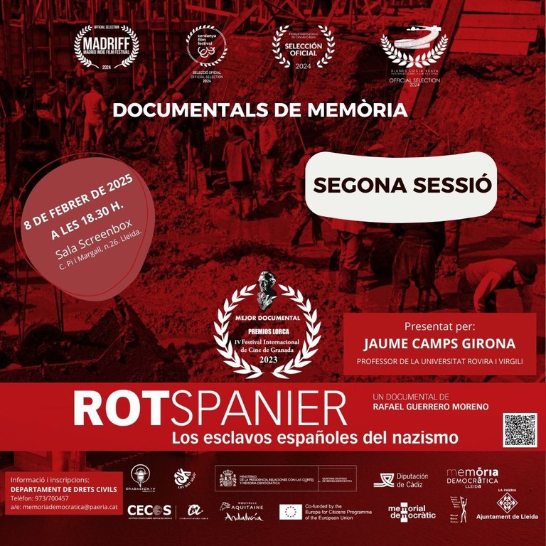 2025 02 08_XXSS_ROTSPANIER, ELS ESCLAUS ESPANYOLS DEL NAZISME (SEGONA SESSIÓ)