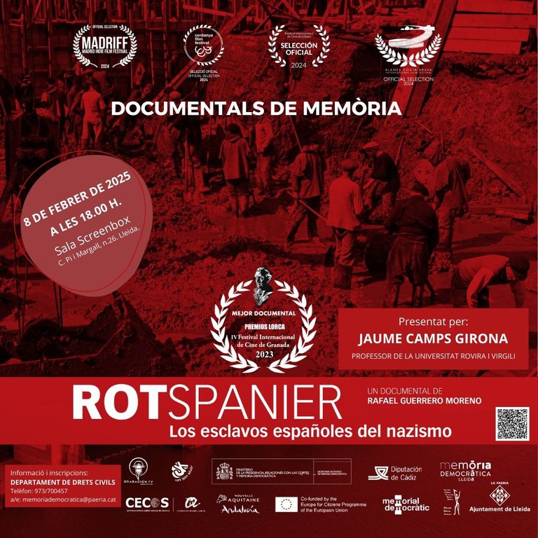 2025 02 08_XXSS_ROTSPANIER, ELS ESCLAUS ESPANYOLS DEL NAZISME (PRIMERA SESSIÓ)