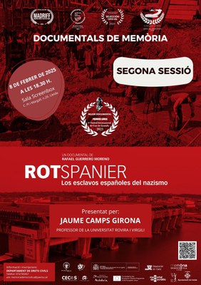 2025 02 08_Cartell_ROTSPANIER, ELS ESCLAUS ESPANYOLS DEL NAZISME (SEGONA SESSIÓ)