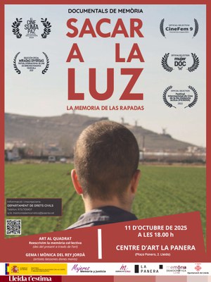 2025 10 11_Cartell_SACAR A LA LUZ. LA MEMORIA DE LAS RAPADAS