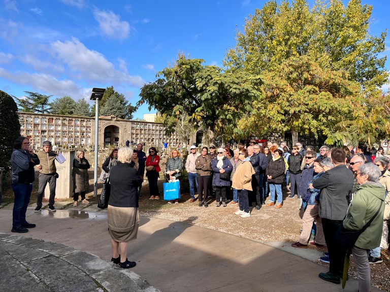 2025 10 26_EL CEMENTIRI DE LLEIDA: UN RECORREGUT PELS ESPAIS DE MEMÒRIA DE LA GUERRA CIVIL I LA REPRESSIÓ FANQUISTA