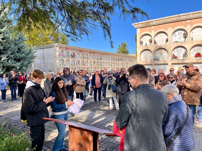 2025 10 26_EL CEMENTIRI DE LLEIDA: UN RECORREGUT PELS ESPAIS DE MEMÒRIA DE LA GUERRA CIVIL I LA REPRESSIÓ FANQUISTA