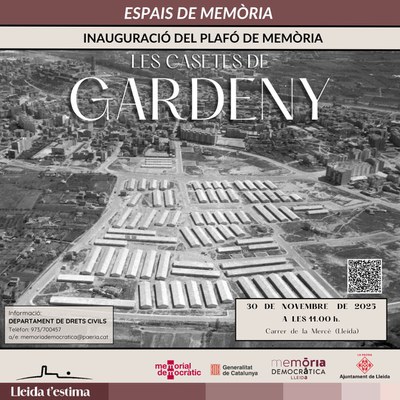 2025 11 30_XXSS_INAUGURACIÓ DEL PLAFÓ DE MEMÒRIA“LES CASETES DE GARDENY”
