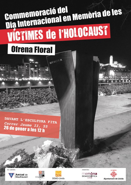 2020 cartell_Dia Internacional en memòria de les víctimes de l'Holocaust i de prevenció de crims contra la Humanitat