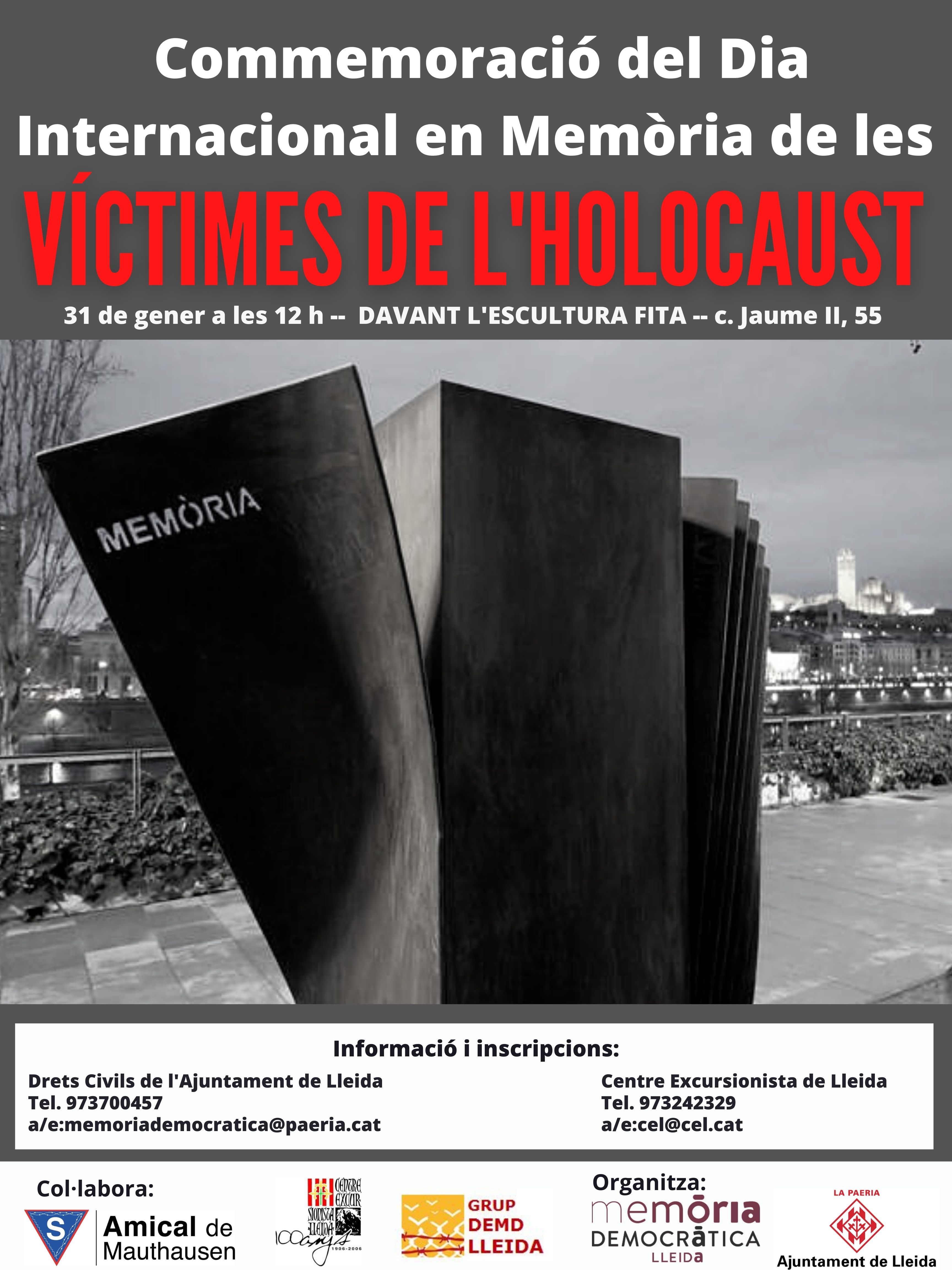 2021 cartell_Dia Internacional en memòria de les víctimes de l'Holocaust i de prevenció de crims contra la Humanitat