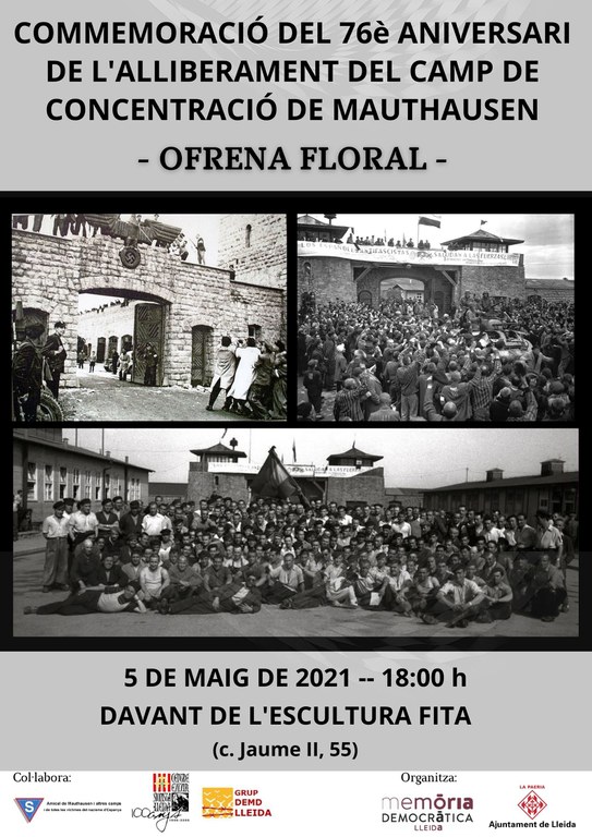 2021 cartell_Commemoració 76è alliberament Mauthausen