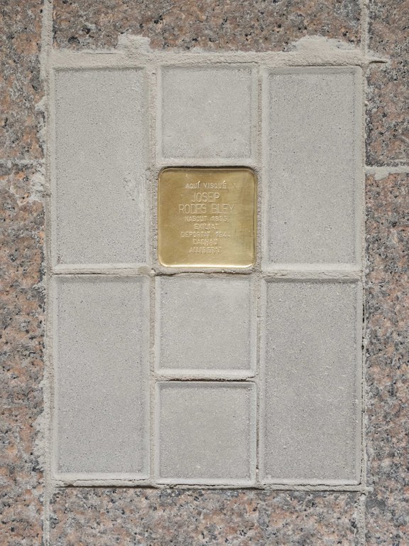 2021 05 22 stolpersteine a la ciutat de Lleida