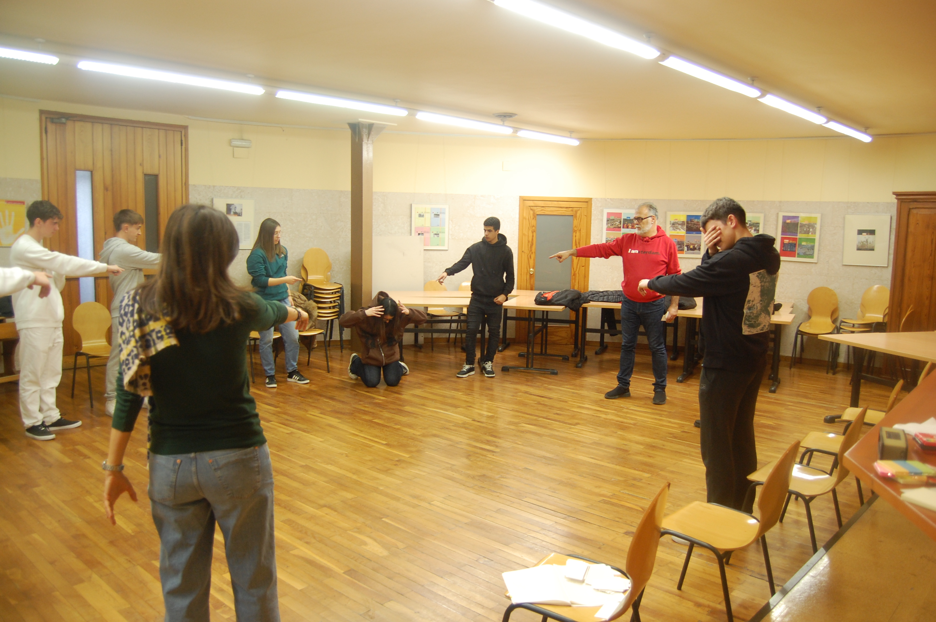 Taller als alumnes participants del viatge a Mauthausen (Maig/2023)