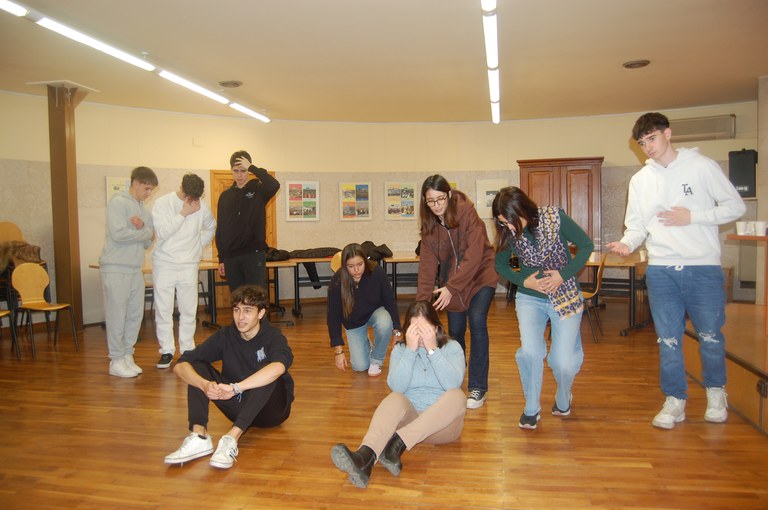 Taller als alumnes participants del viatge a Mauthausen (Maig/2023)