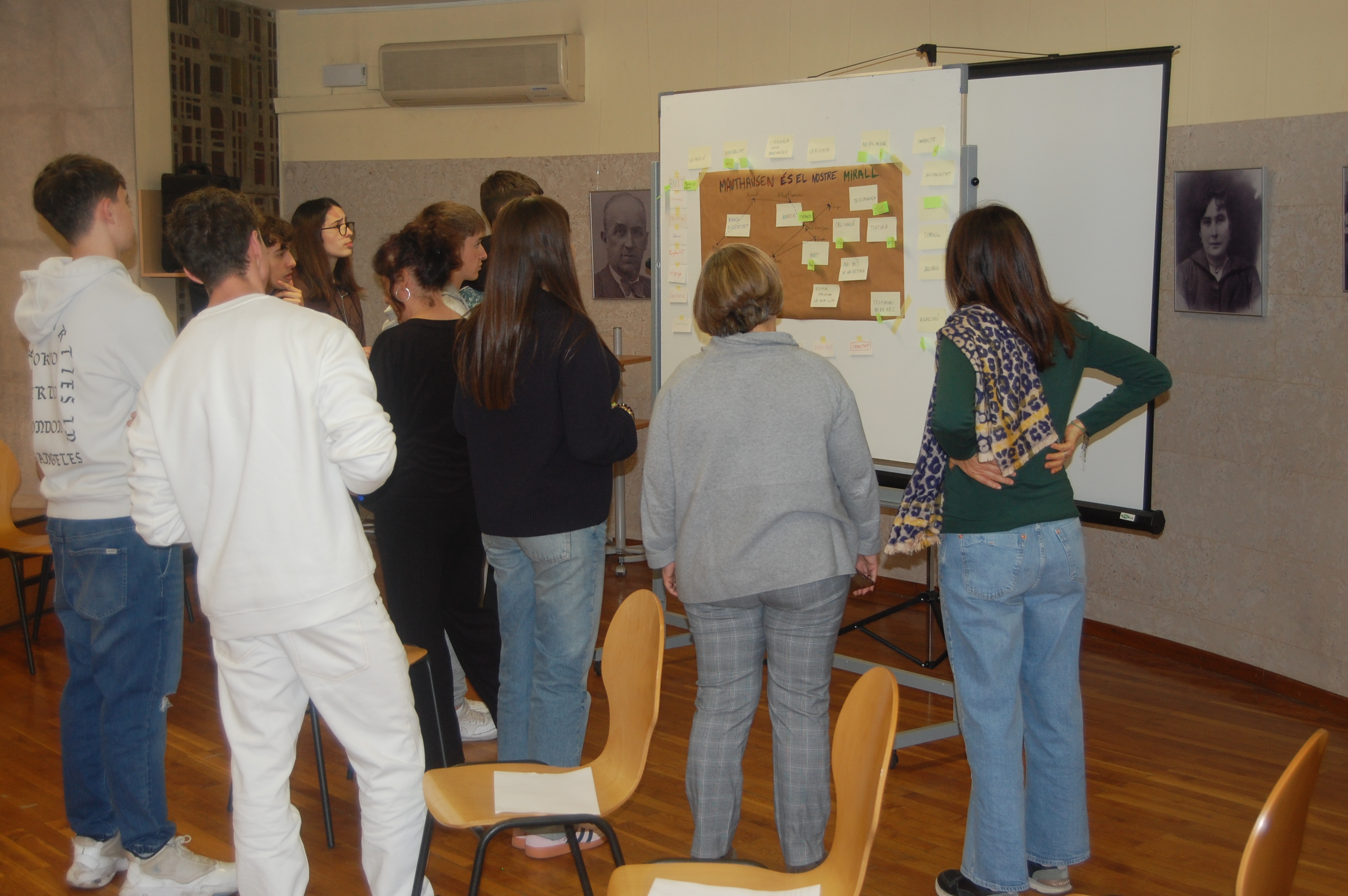 Taller als alumnes participants del viatge a Mauthausen (Maig/2023)