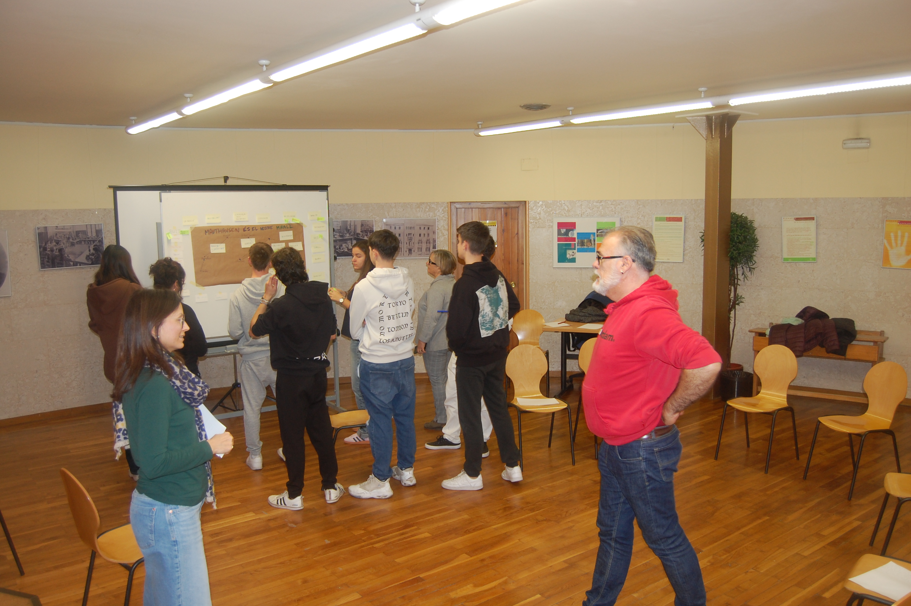 Taller als alumnes participants del viatge a Mauthausen (Maig/2023)