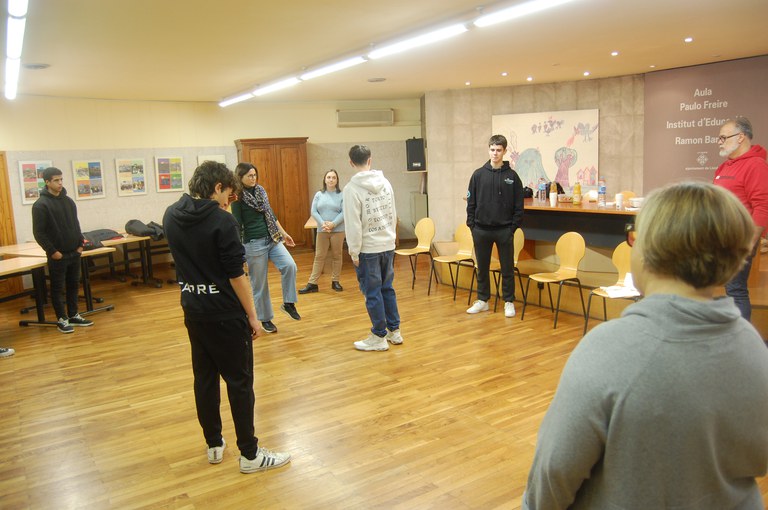 Taller als alumnes participants del viatge a Mauthausen (Maig/2023)