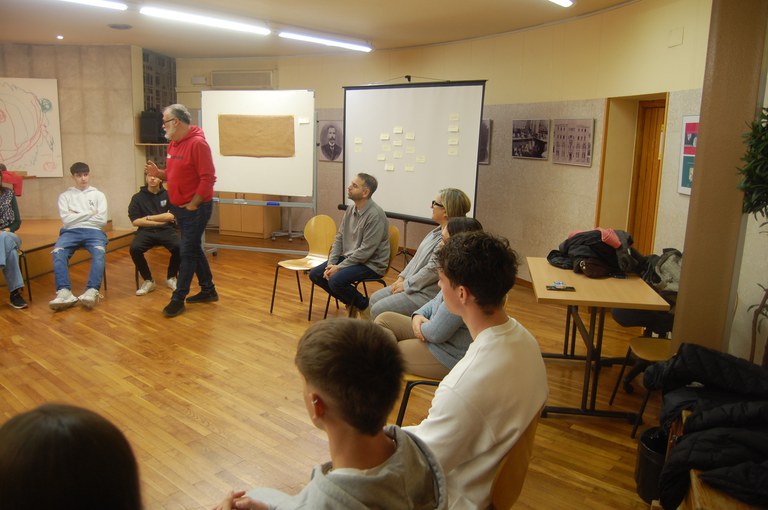 Taller als alumnes participants del viatge a Mauthausen (Maig/2023)