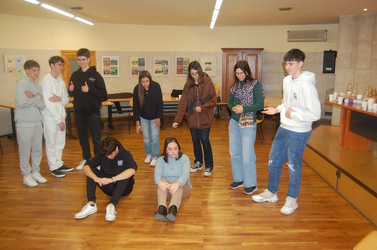 Taller als alumnes participants del viatge a Mauthausen (Maig/2023)