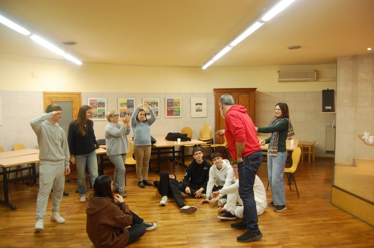 Taller als alumnes participants del viatge a Mauthausen (Maig/2023)