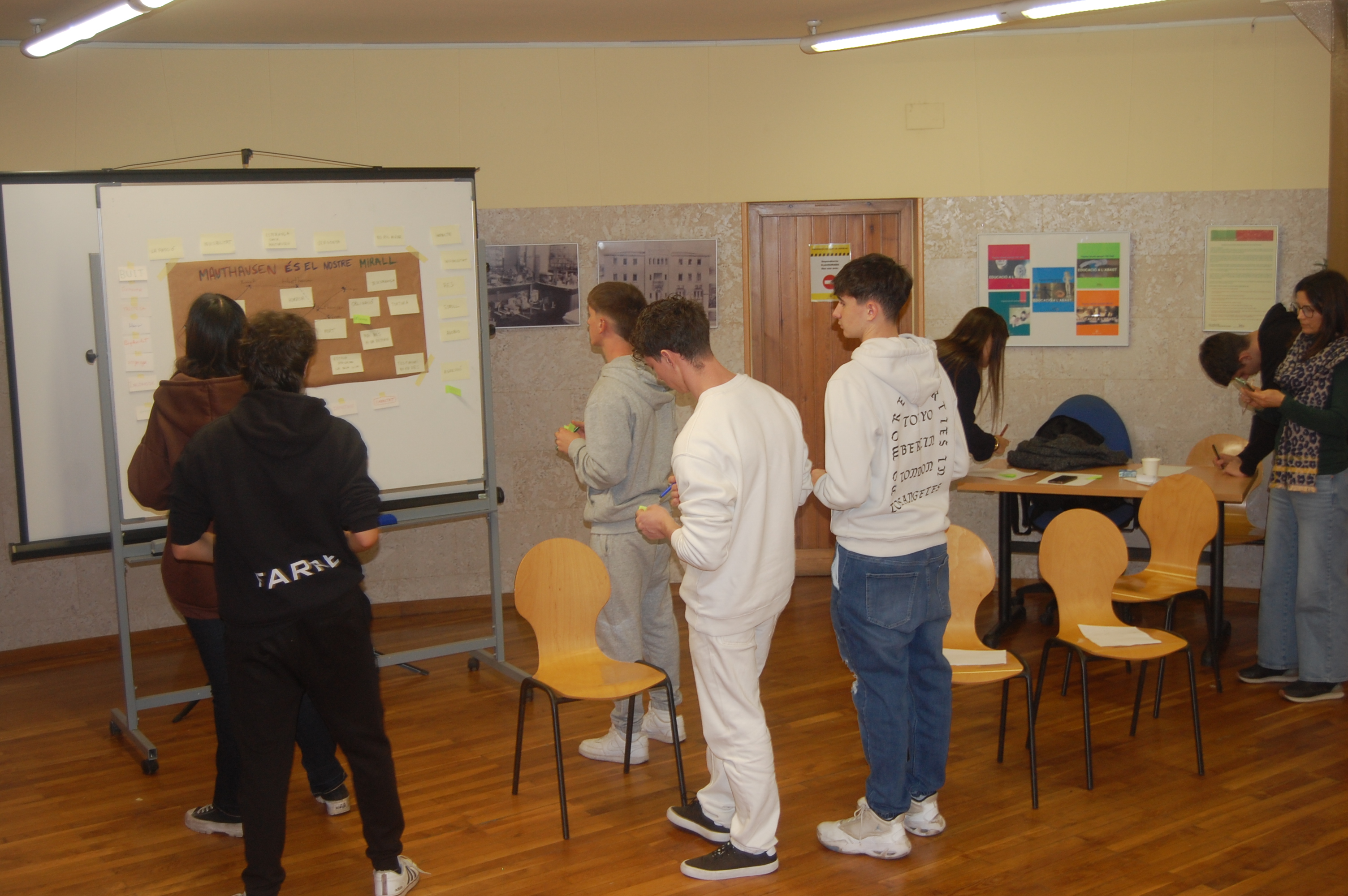 Taller als alumnes participants del viatge a Mauthausen (Maig/2023)