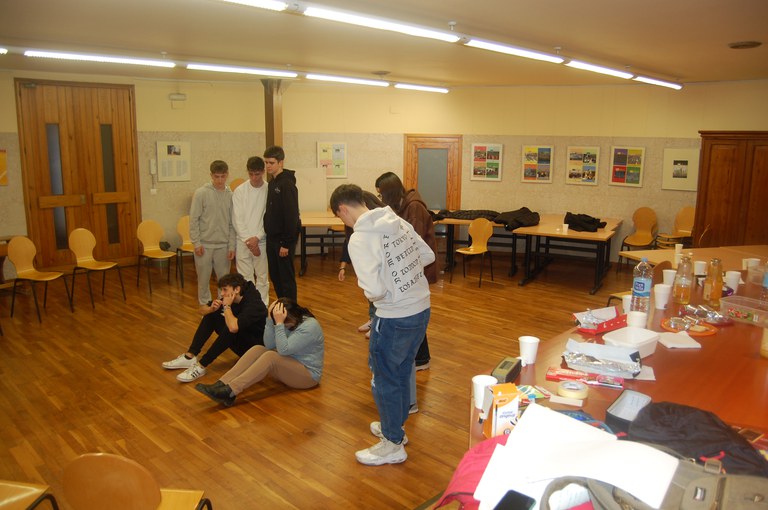 Taller als alumnes participants del viatge a Mauthausen (Maig/2023)