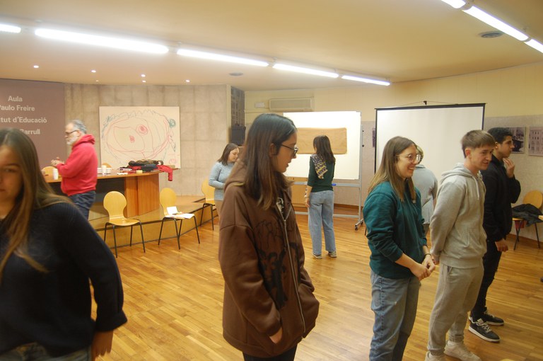 Taller als alumnes participants del viatge a Mauthausen (Maig/2023)