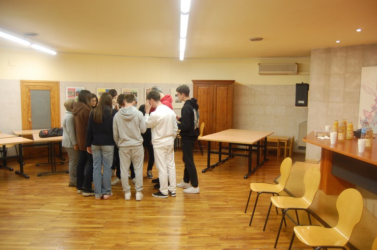 Taller als alumnes participants del viatge a Mauthausen (Maig/2023)