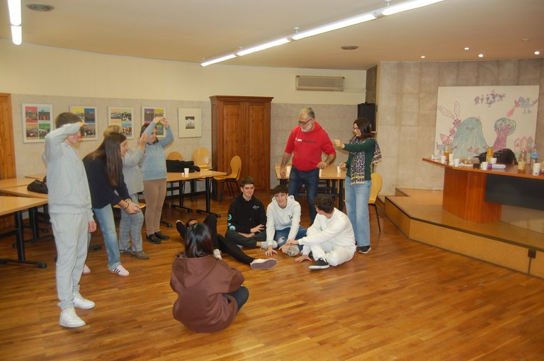 Taller als alumnes participants del viatge a Mauthausen (Maig/2023)