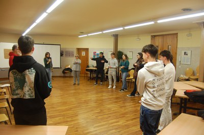Taller als alumnes participants del viatge a Mauthausen (Maig/2023)