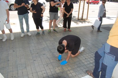 2023 06 17_RUTA PER A LA NETEJA DE LES LLAMBORDES STOLPERSTEINE DE LA CIUTAT DE LLEIDA