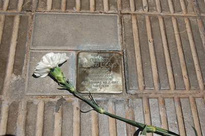 2023 06 17_RUTA PER A LA NETEJA DE LES LLAMBORDES STOLPERSTEINE DE LA CIUTAT DE LLEIDA