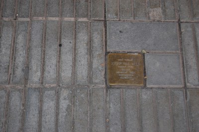 2023 06 17_RUTA PER A LA NETEJA DE LES LLAMBORDES STOLPERSTEINE DE LA CIUTAT DE LLEIDA