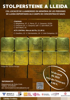 2025 06 14_Cartell_STOLPERSTEINE A LLEIDA