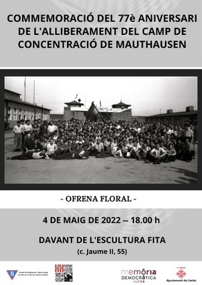 2022 05 04_77è ANIVERSARI DE L’ALLIBERAMENT DEL CAMP DE CONCENTRACIÓ DE MAUTHAUSEN
