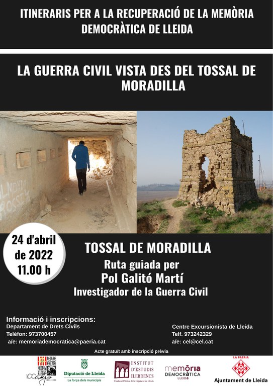 2022 04 24_CARTELL_Itinerari_Ruta Tossal de Moradilla