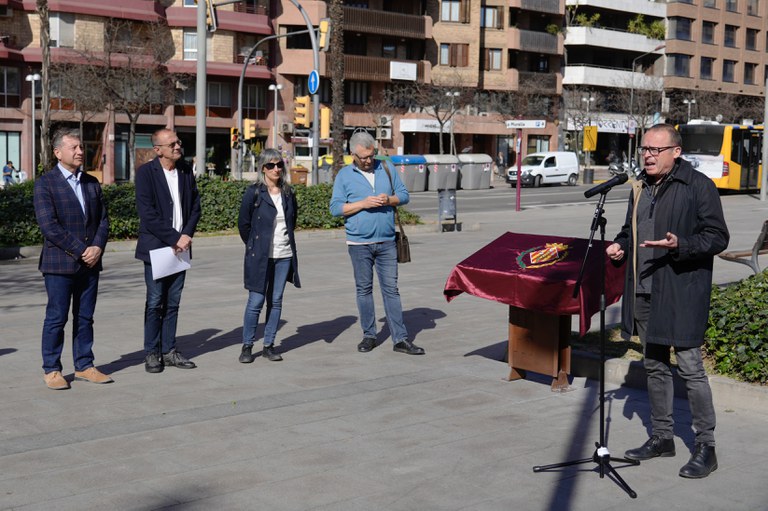 2023 03 25_INAUGURACIÓ DE PLAFONS D’ESPAIS DE MEMÒRIA DE LLEIDA_Foto de Mario Gascón.