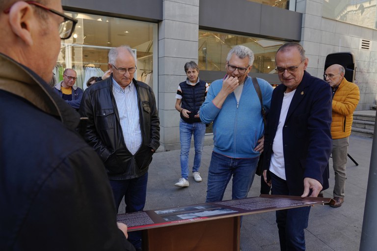 2023 03 25_INAUGURACIÓ DE PLAFONS D’ESPAIS DE MEMÒRIA DE LLEIDA_Foto de Mario Gascón.