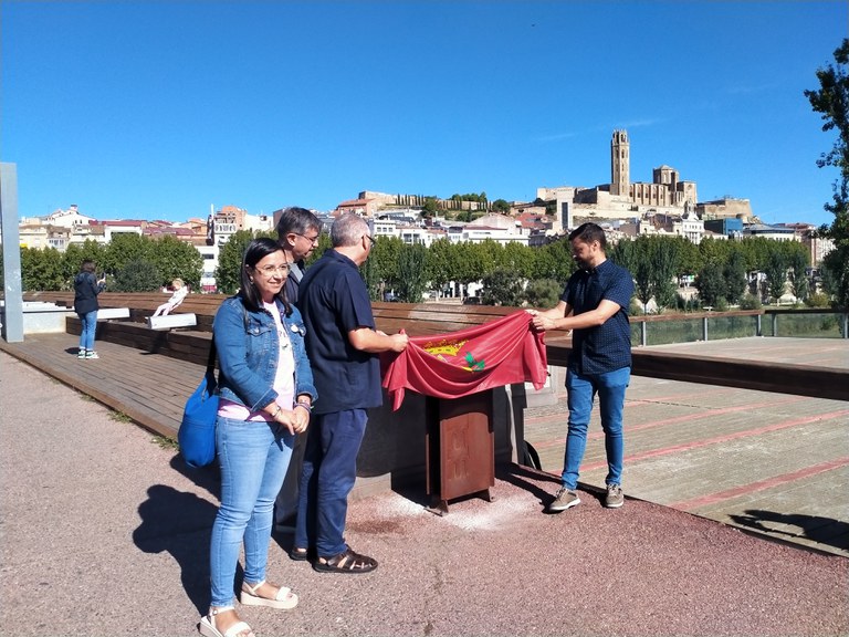 2023 09 23_Inauguració de plafons d'espais de memòria de lleida