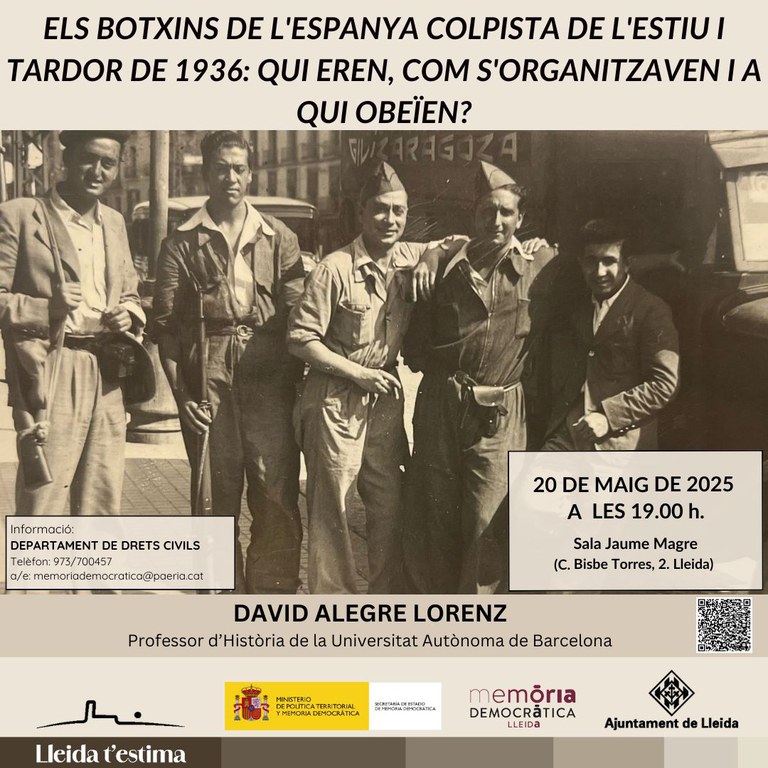 2025 05 20_xxss_ELS BOTXINS DE L'ESPANYA COLPISTA DE L'ESTIU I TARDOR DE 1936: QUI EREN, COM S'ORGANITZAVEN I A QUI OBEÏEN?