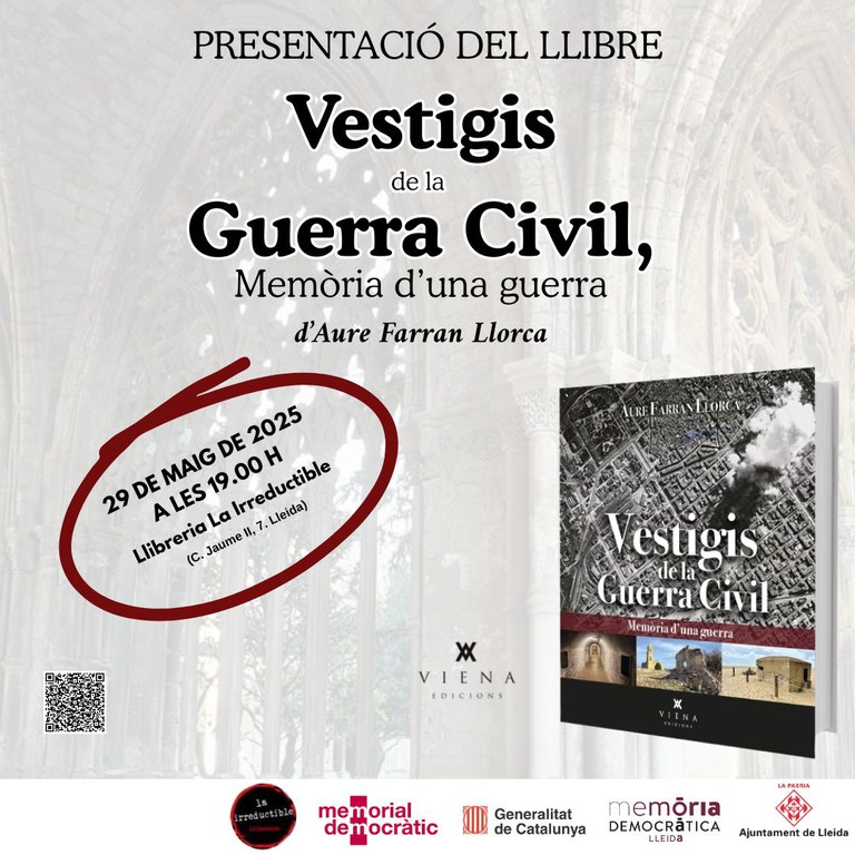 2025 05 29_xxss_VESTIGIS DE LA GUERRA CIVIL. MEMÒRIA D’UNA GUERRA -PRESENTACIÓ DEL LLIBRE-